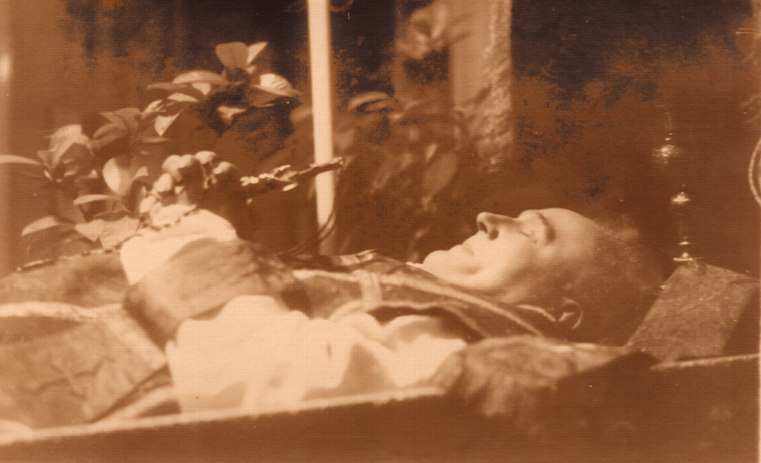 Dekan Anton Skubic na parah 5. 1. 1940 (foto: Franc Fric).